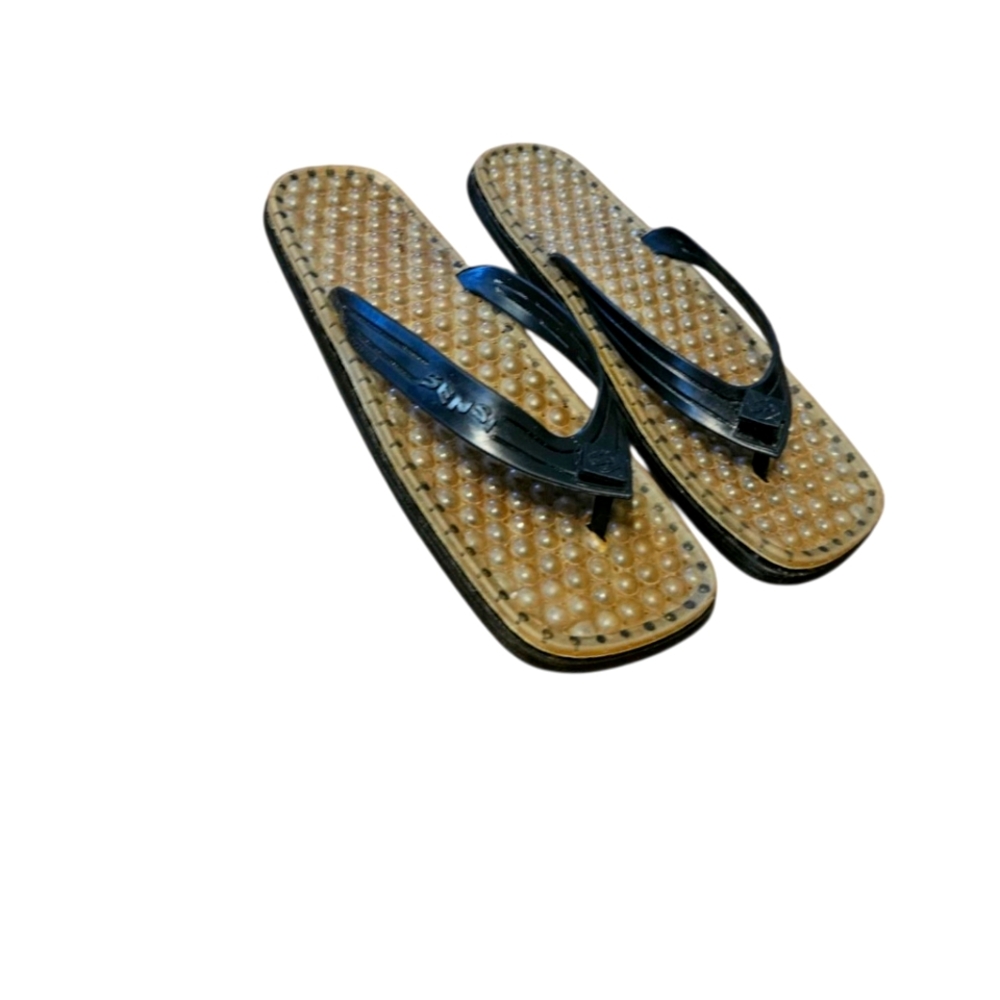 Sensi Sandals Women's  Black and Tan Flip-Flops Size 8